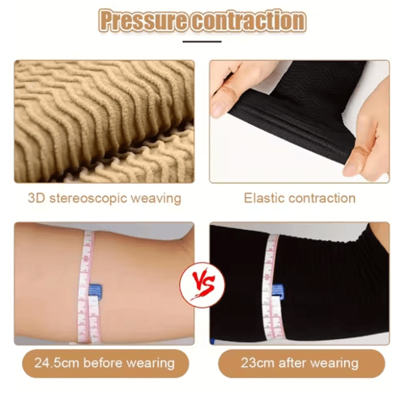 Knitted Compression Arm Sleeve Elastic Shaping And Beauty Support Sleeve 4