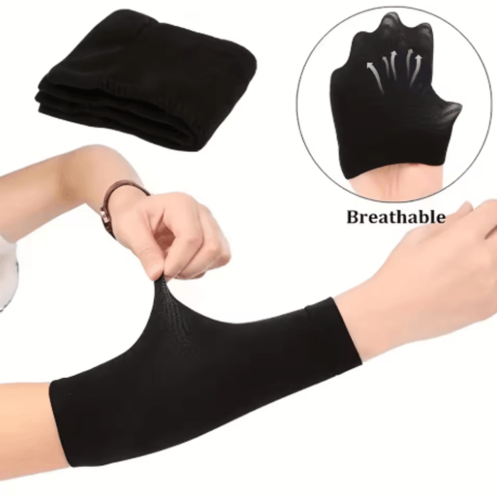 Knitted Compression Arm Sleeve Elastic Shaping And Beauty Support Sleeve 5