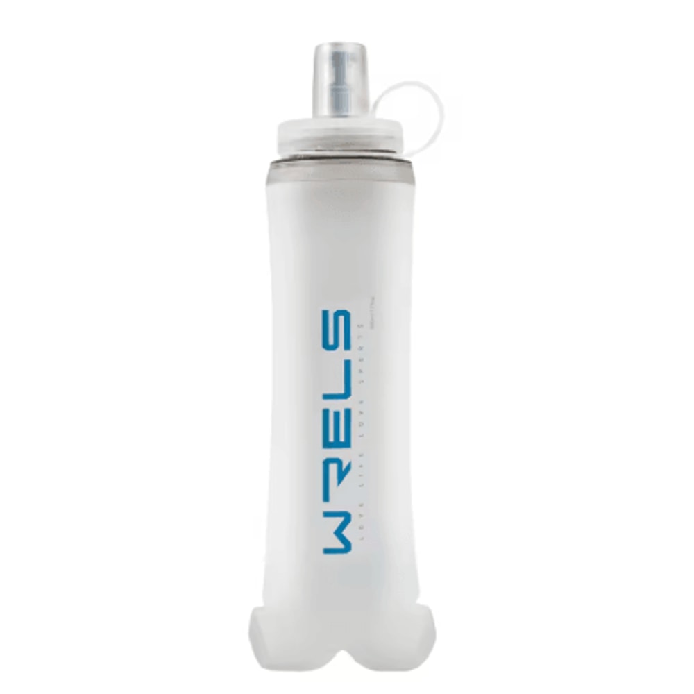 Collapsible Soft Water Bottle Large Caliber Sports Flask For Cycling Hiking And Running 1