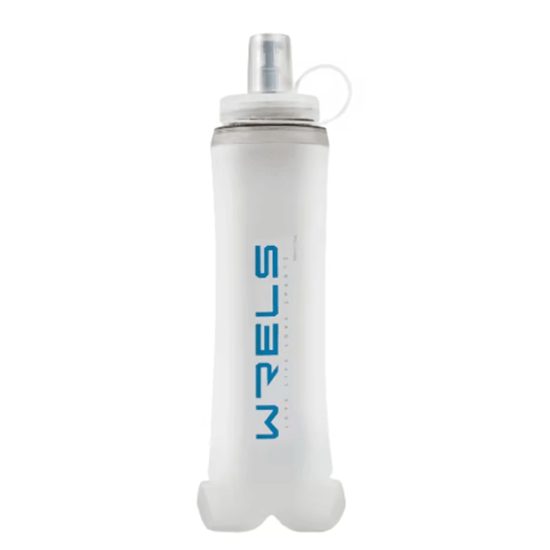 Collapsible Soft Water Bottle Large Caliber Sports Flask For Cycling Hiking And Running 1