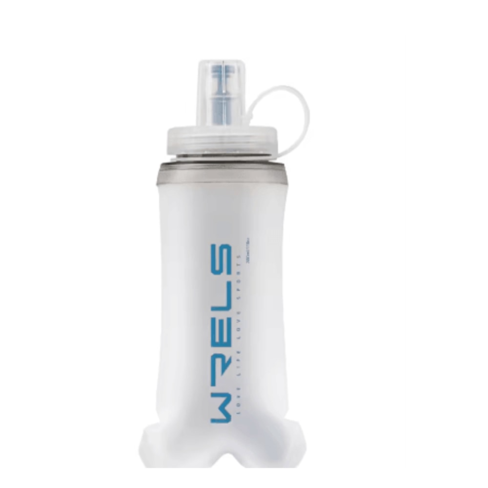 Collapsible Soft Water Bottle Large Caliber Sports Flask For Cycling Hiking And Running 2