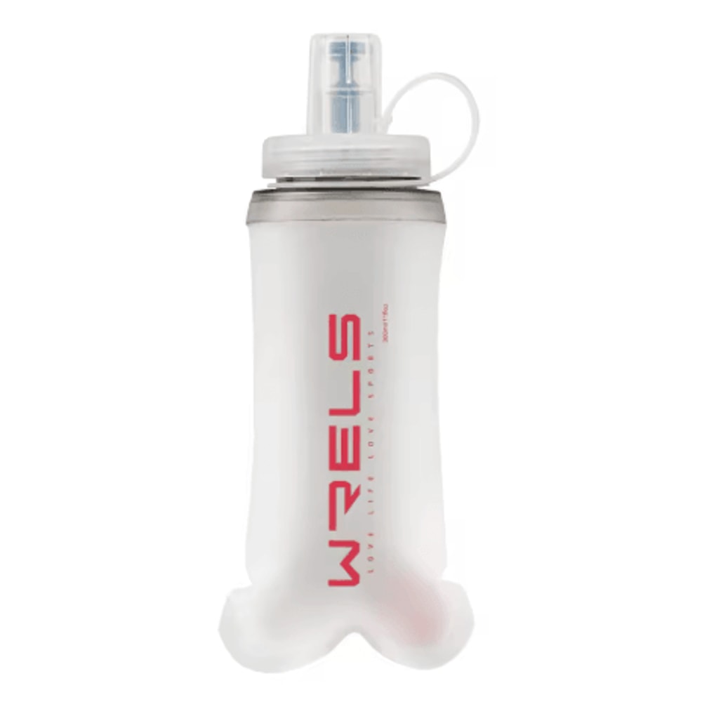 Collapsible Soft Water Bottle Large Caliber Sports Flask For Cycling Hiking And Running 3