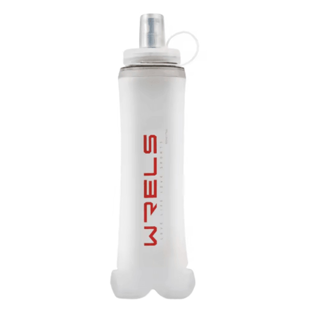 Collapsible Soft Water Bottle Large Caliber Sports Flask For Cycling Hiking And Running 4
