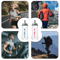 Collapsible Soft Water Bottle Large Caliber Sports Flask For Cycling Hiking And Running 5