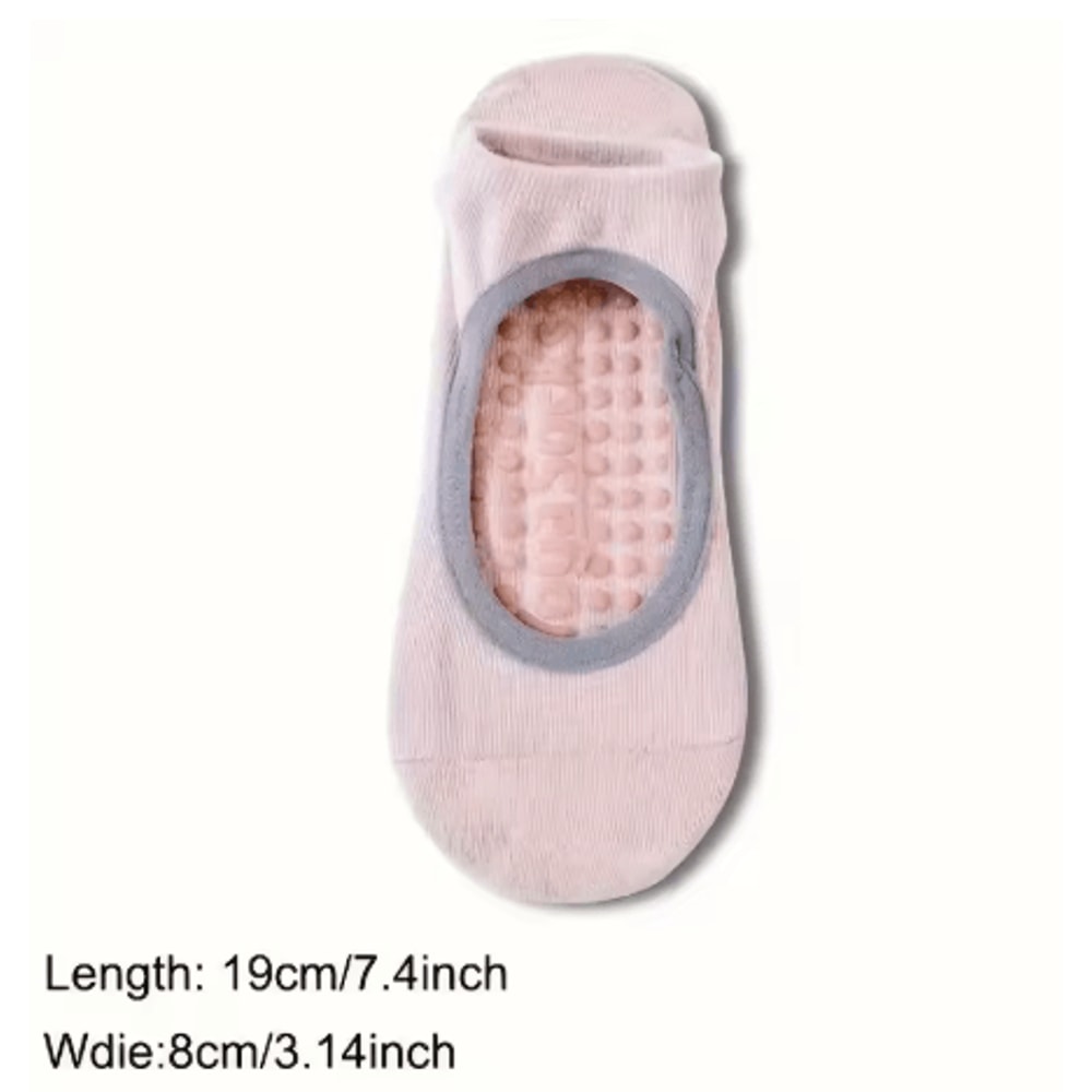Professional Womens Yoga Socks Breathable Anti Slip Silicone Grip Socks For Pilates Ballet And Fitn 5