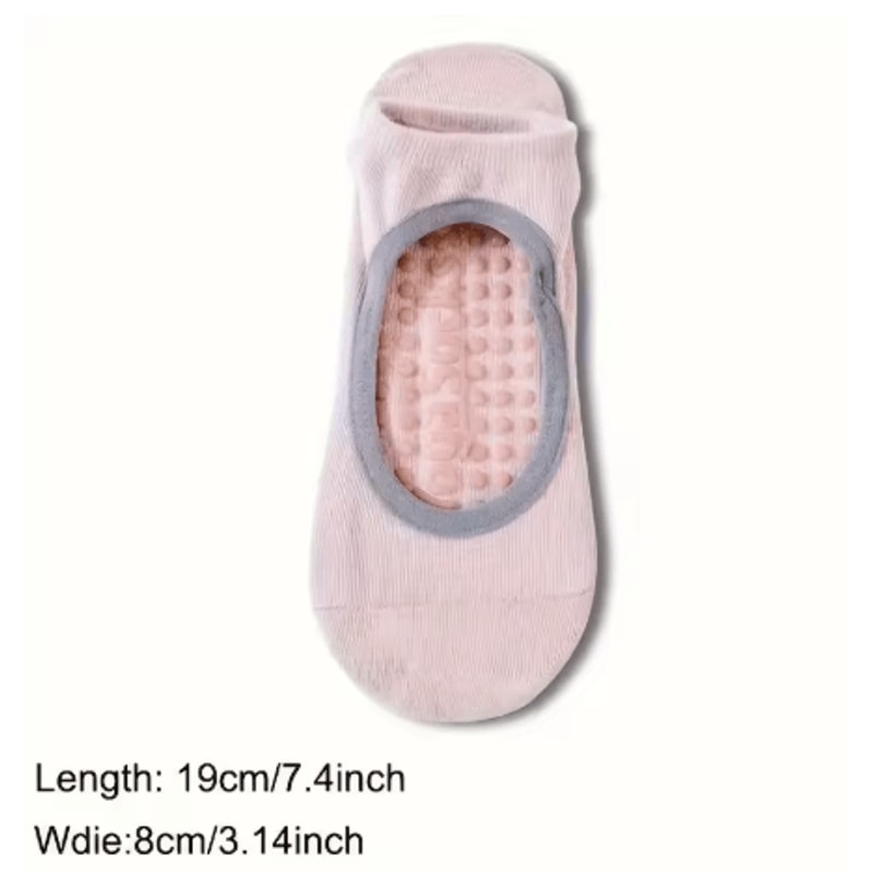 Professional Womens Yoga Socks Breathable Anti Slip Silicone Grip Socks For Pilates Ballet And Fitn 5