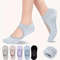 Professional Womens Yoga Socks Breathable Anti Slip Silicone Grip Socks For Pilates Ballet And Fitn 0