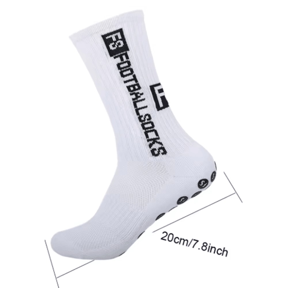 Mens Grip Soccer Socks 4 Pairs Non Slip Athletic Socks With Cushioned Pads For Football Basketball 5