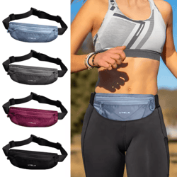 wrels running sports belt waterproof waist pack with pockets for marathon jogging and cycling unisex