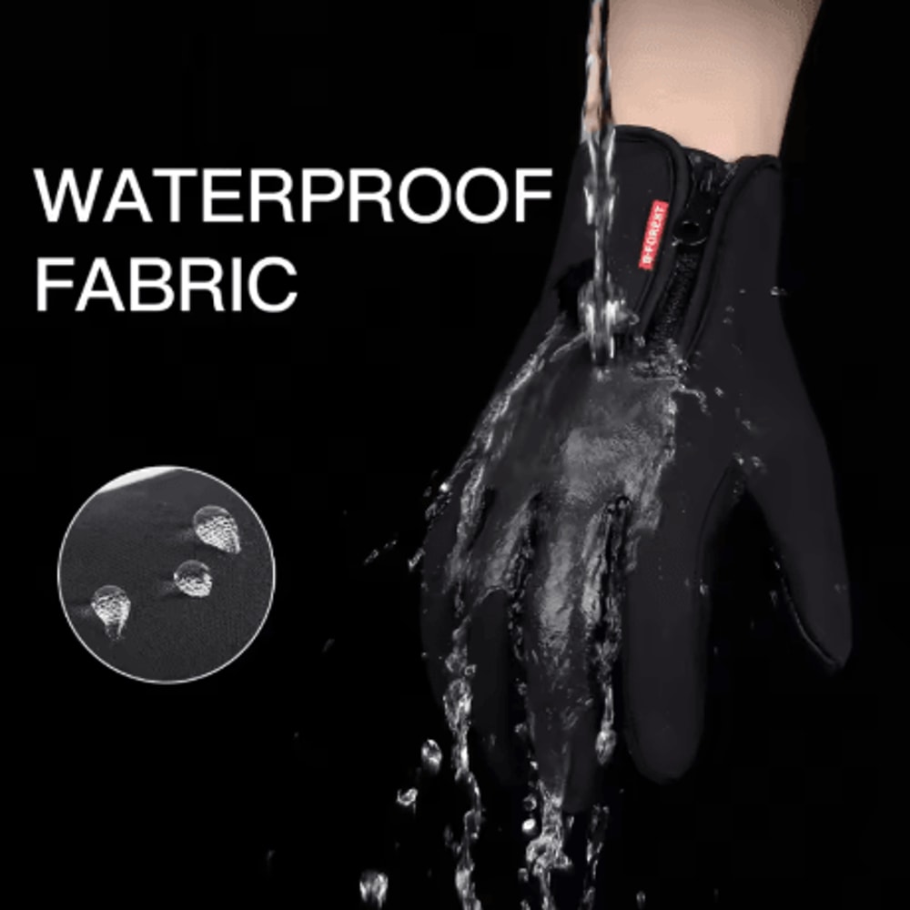Winter Warm Cycling Gloves Waterproof Touchscreen Full Finger Gloves For Biking Skiing And Riding 5