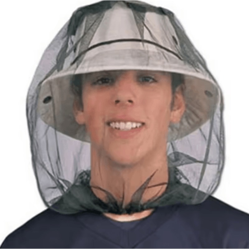 Anti Mosquito Fishing Cap With Mesh Net Breathable Adjustable Outdoor Hat For Camping And Travel 6