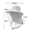 Mosquito Prevention Fishing Cap Full Mesh Insect Protective Head Net With Drawstring And Windproof 7