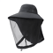 Mosquito Prevention Fishing Cap Full Mesh Insect Protective Head Net With Drawstring And Windproof 9