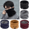 Soft Knitted Neck Warmer Scarf Thick Cold Proof Sports Face Cover For Men Women 0