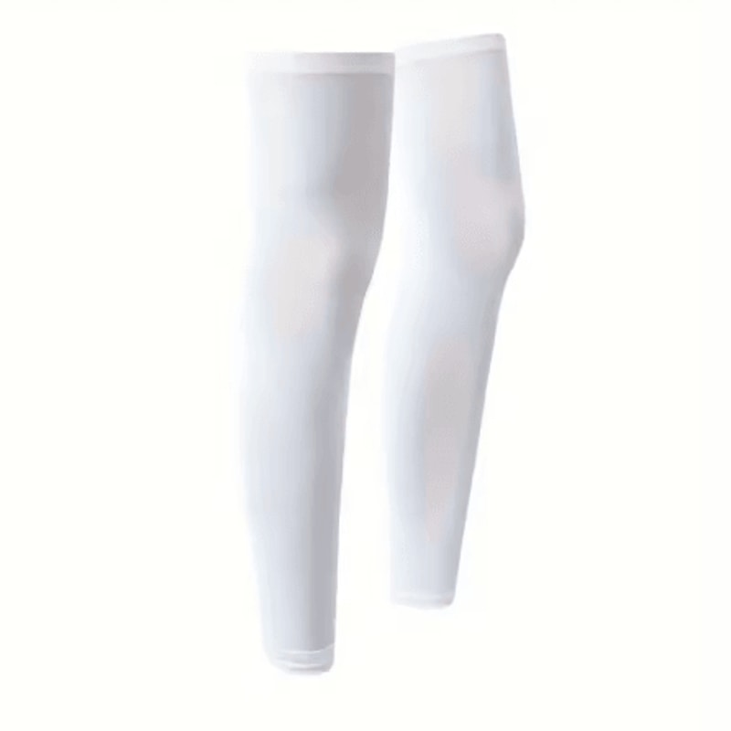 Summer Sun Protection Cycling Leg Covers Breathable Quick Dry Anti Slip Sleeves Unisex 4