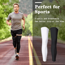 summer sun protection cycling leg covers breathable quick dry anti slip sleeves unisex