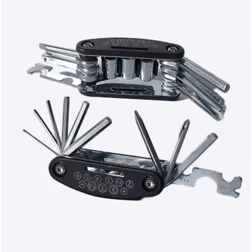 16 In 1 Mountain Bike Multi Tool Portable Socket Wrench Bicycle And Motorcycle Repair Kit 2
