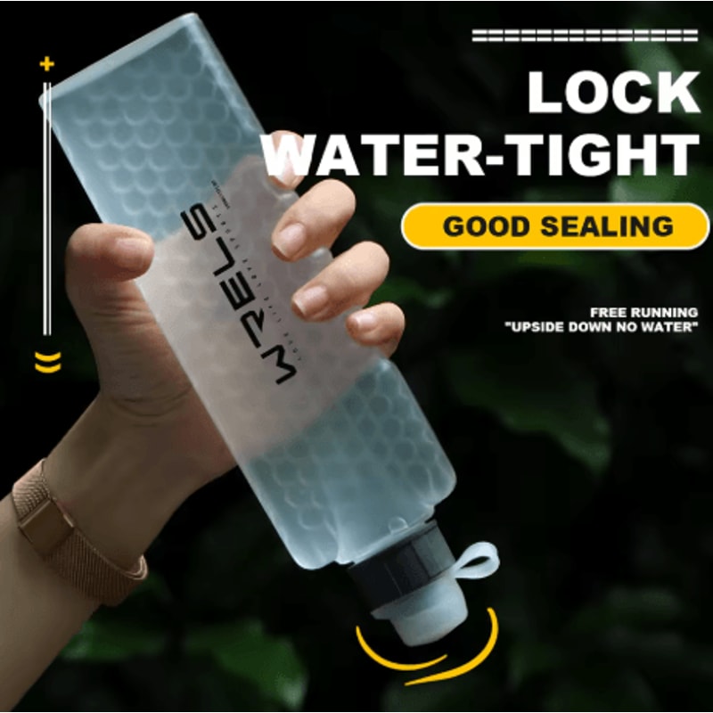 Upgraded Curved Easy Grip Sports Water Bottle Ergonomic Fitness Bottle For Running And Cycling Belt 3