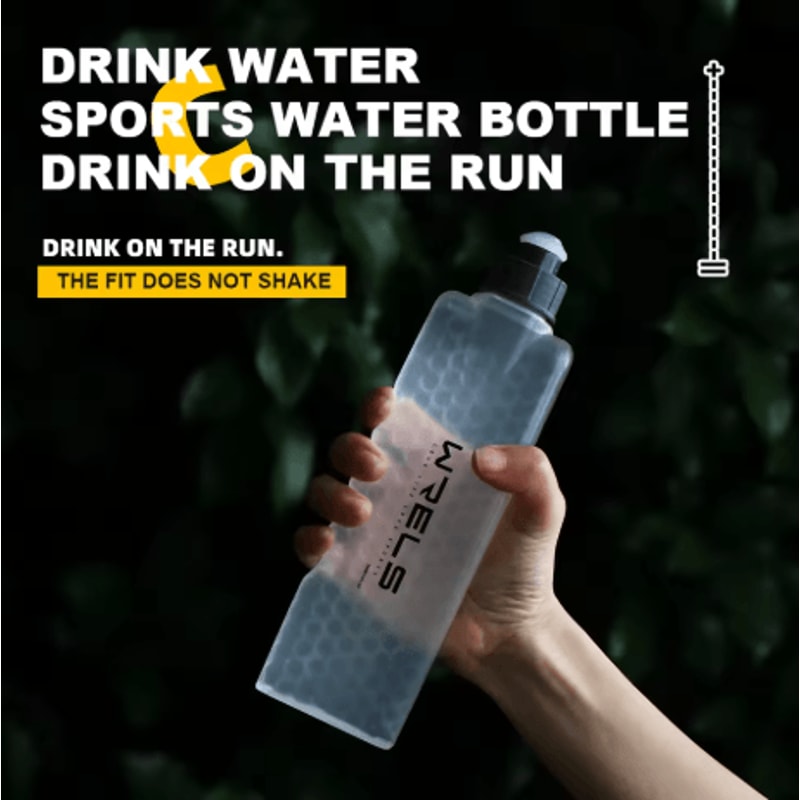 Upgraded Curved Easy Grip Sports Water Bottle Ergonomic Fitness Bottle For Running And Cycling Belt 4