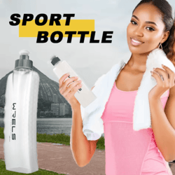 upgraded curved easy grip sports water bottle ergonomic fitness bottle for running and cycling belt packs