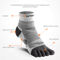 COOLMAX Five Finger Running Socks High Performance Cushioned Toe Socks Moisture Wicking And Quick D 4