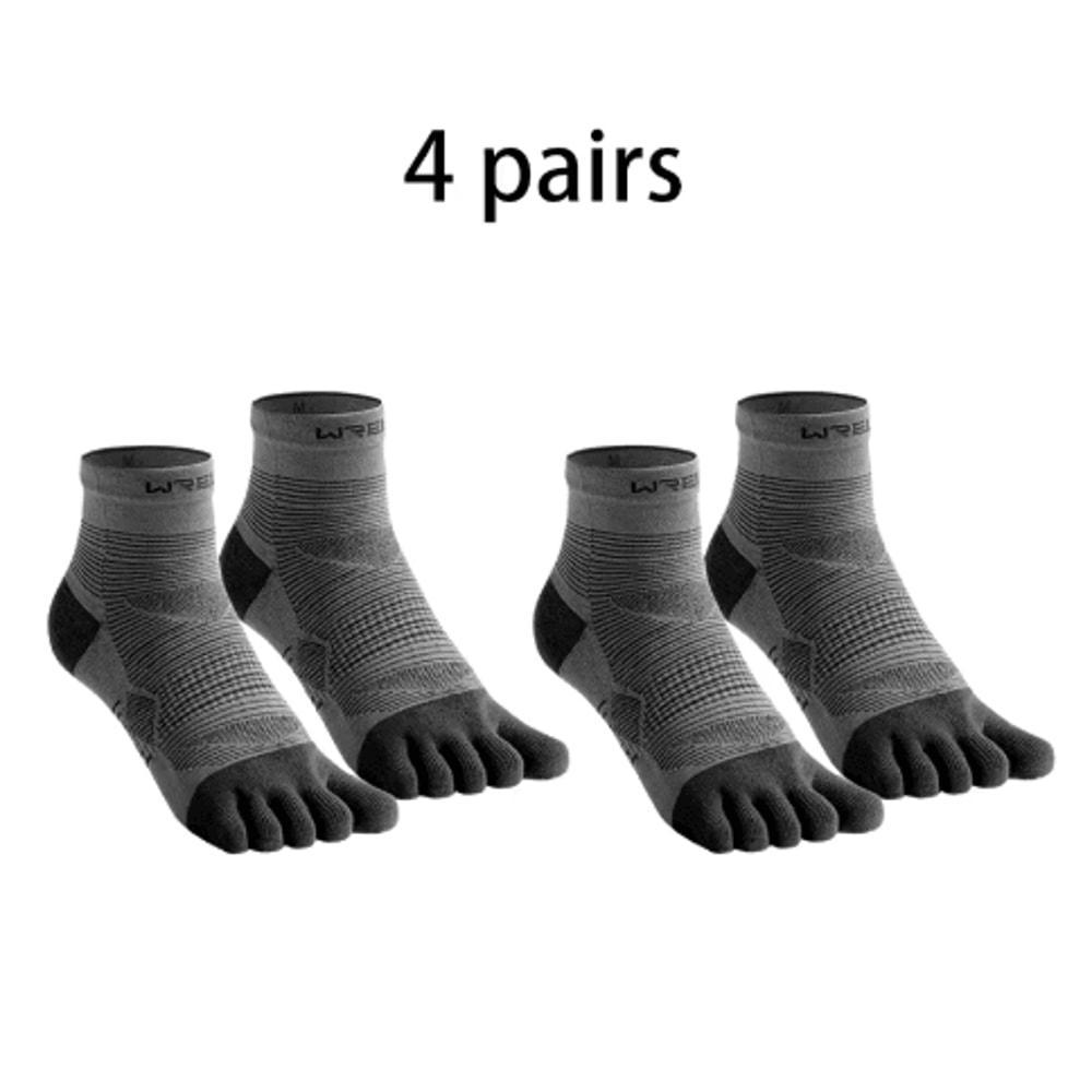 COOLMAX Five Finger Running Socks High Performance Cushioned Toe Socks Moisture Wicking And Quick D 11