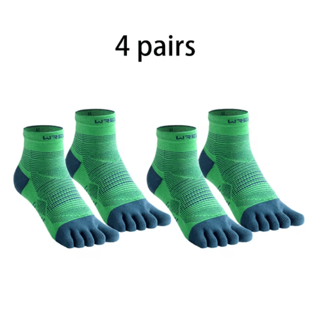 COOLMAX Five Finger Running Socks High Performance Cushioned Toe Socks Moisture Wicking And Quick D 12