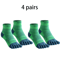 COOLMAX Five Finger Running Socks High Performance Cushioned Toe Socks Moisture Wicking And Quick D 12