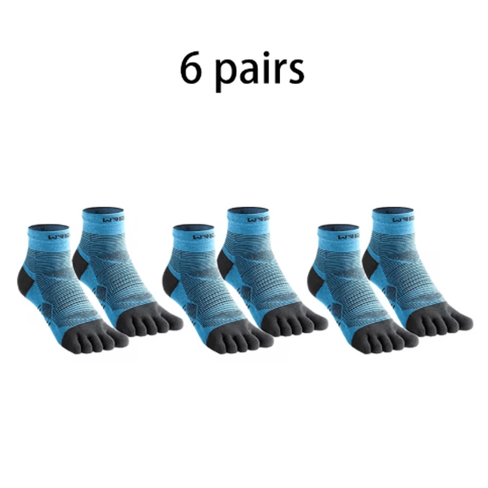 COOLMAX Five Finger Running Socks High Performance Cushioned Toe Socks Moisture Wicking And Quick D 15