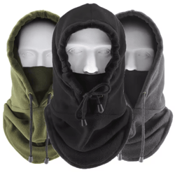 windproof polar fleece balaclava adjustable thermal winter mask for cycling motorcycle and skiing unisex