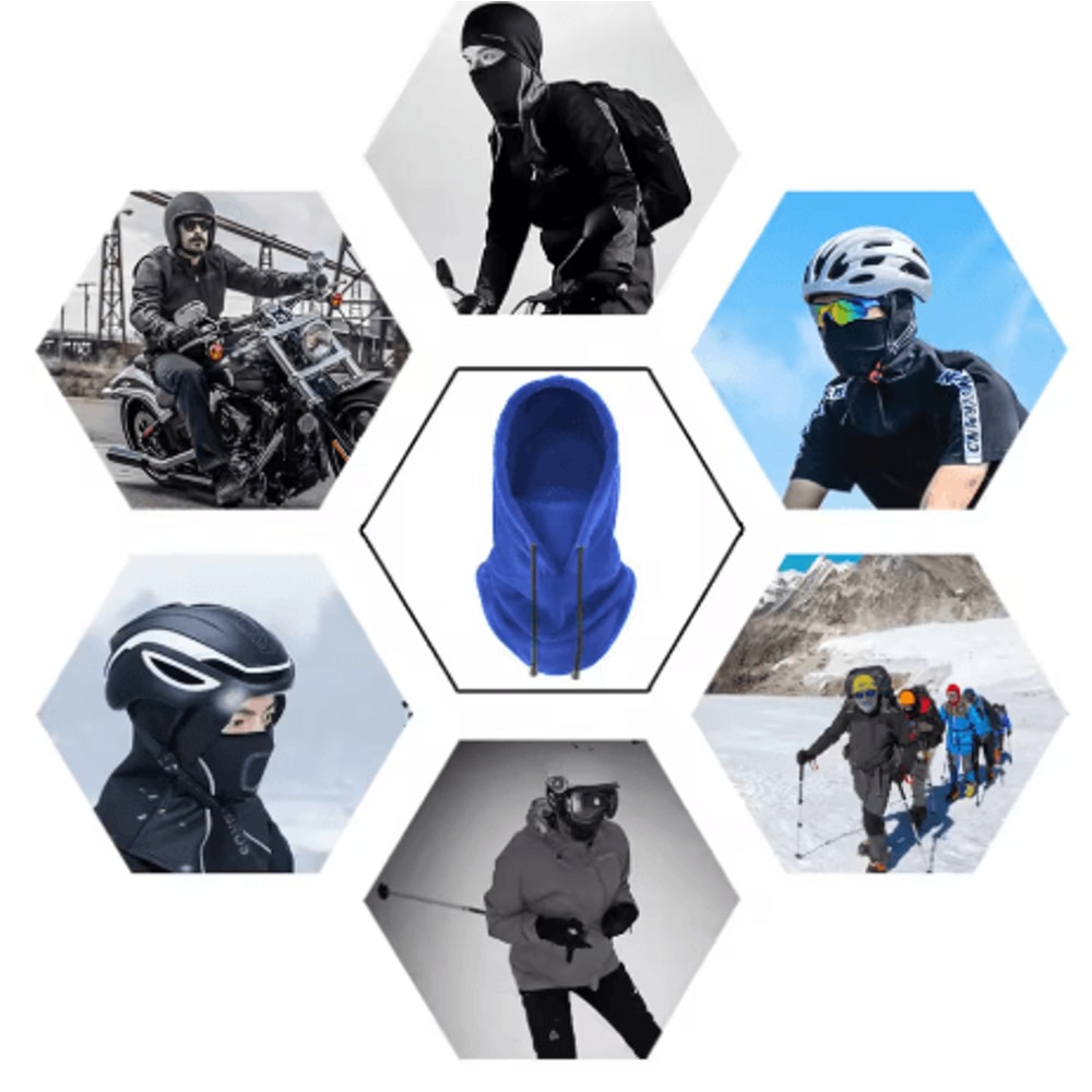 Windproof Polar Fleece Balaclava Adjustable Thermal Winter Mask For Cycling Motorcycle And Skiing U 6