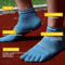 WRELS COOLMAX Split Toe Sports Socks Quick Drying Sweat Wicking Performance Socks For Running And C 6