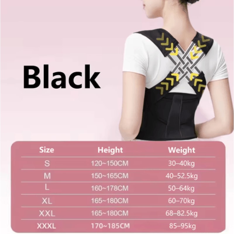 Adjustable Posture Corrector Back Support Belt Spine Alignment And Abdominal Waist Trainer For Men 1