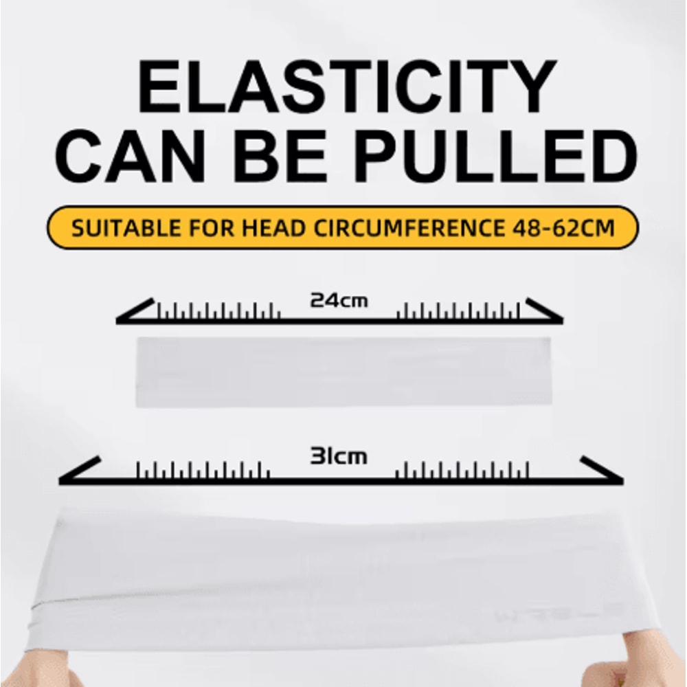 WRELS Sports Headband Elastic Sweat Absorbing Running And Fitness Head Band Unisex 6