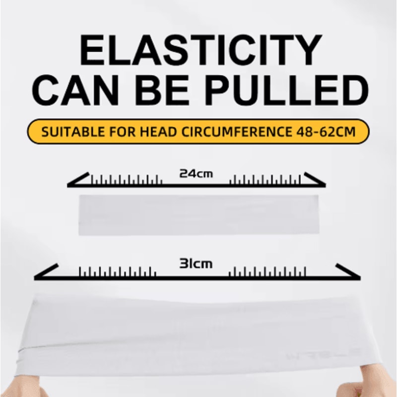 WRELS Sports Headband Elastic Sweat Absorbing Running And Fitness Head Band Unisex 6