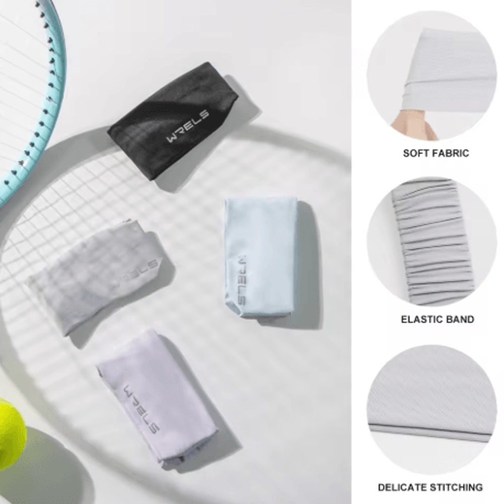 WRELS Sports Headband Elastic Sweat Absorbing Running And Fitness Head Band Unisex 8