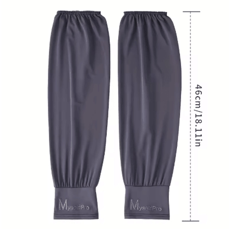 Cooling Arm Sleeves Breathable Ice Silk Sun Protection Sleeves For Summer Sports And Driving Men 5