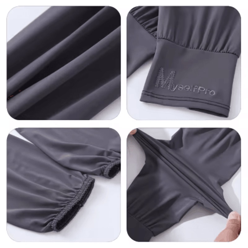 Cooling Arm Sleeves Breathable Ice Silk Sun Protection Sleeves For Summer Sports And Driving Men 6