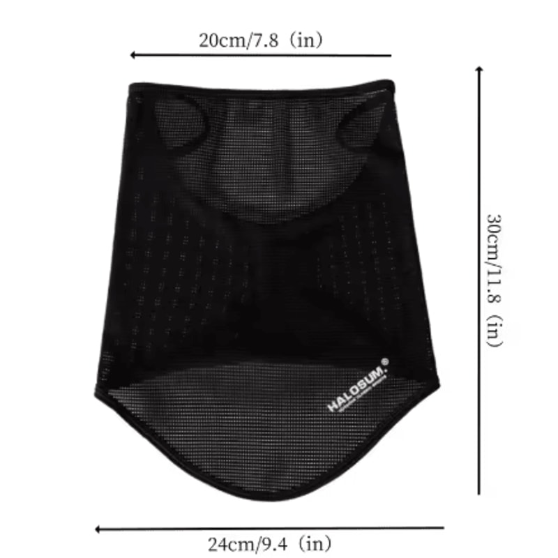 Ice Silk Sunscreen Face Mask Cooling Breathable Neck Gaiter For Summer Cycling Outdoor Sports 6