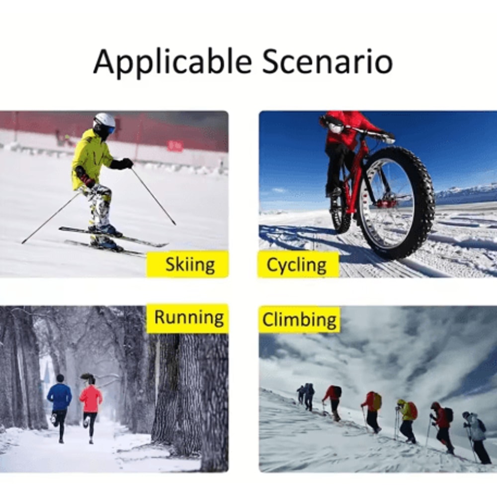 Winter Fleece Headband Ear Warmer Windproof Breathable Sports Sweatband For Cycling And Running 2