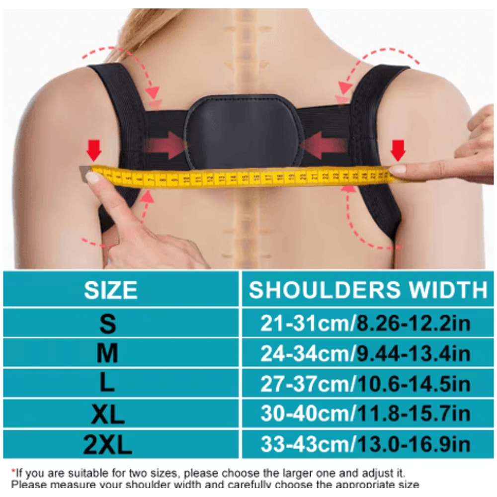 Invisible Adjustable Posture Corrector Camelback Rectifying Back Support For Men And Women 2