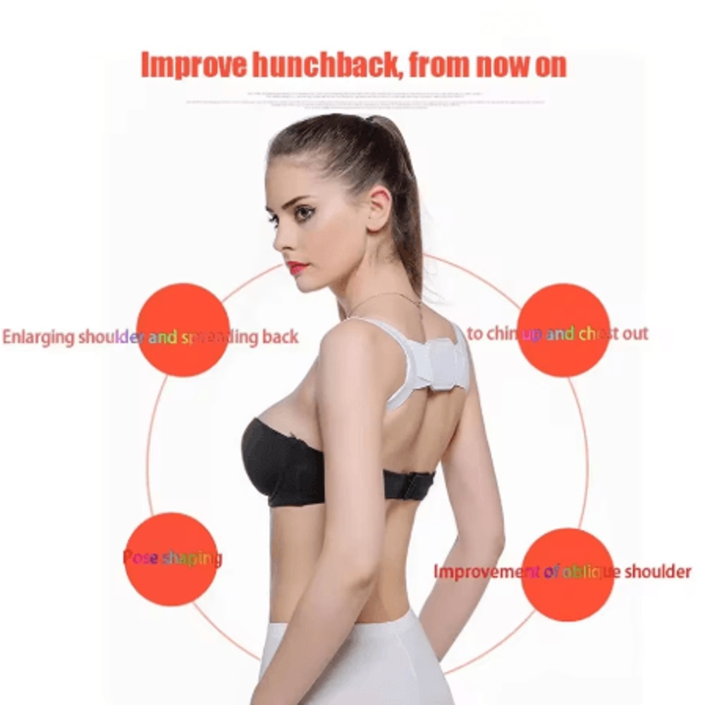 Invisible Adjustable Posture Corrector Camelback Rectifying Back Support For Men And Women 4