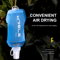 WRELS Soft Flask Water Bottle BPA Free Folding TPU Sports Bottle With Large Diameter Lightweight 10