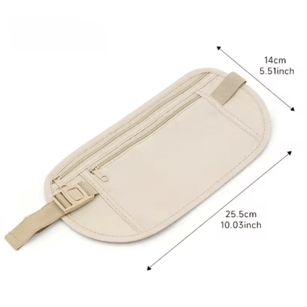 Invisible Running Waist Bag Hidden Travel Money Belt And Security Wallet 2
