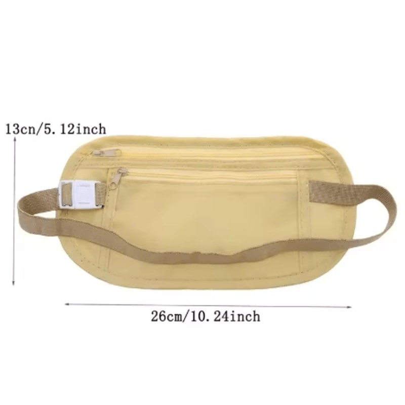 Invisible Running Waist Bag Hidden Travel Money Belt And Security Wallet 3