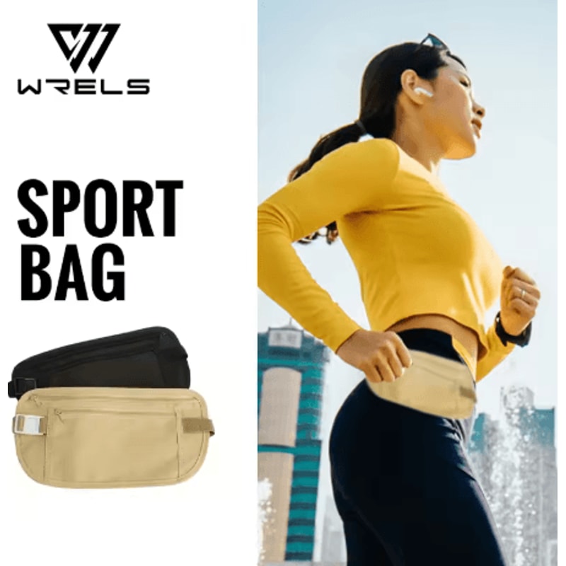 Invisible Running Waist Bag Hidden Travel Money Belt And Security Wallet 0