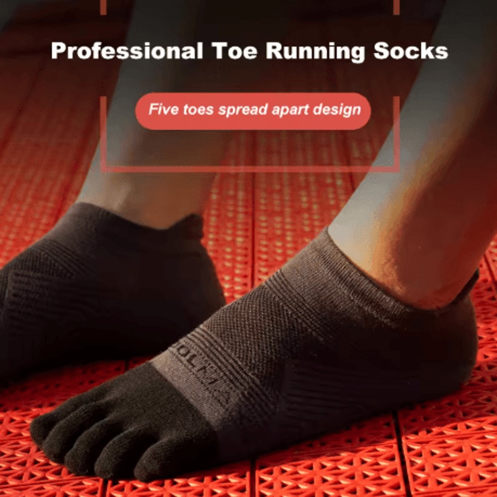 Five Finger Running Socks Summer Thin Breathable Quick Dry Sports Socks For Off Road Training 6
