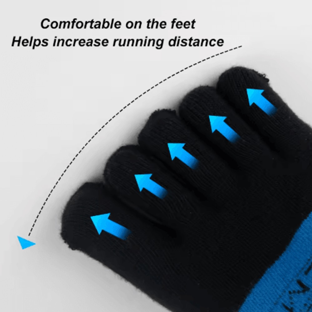 Five Finger Running Socks Summer Thin Breathable Quick Dry Sports Socks For Off Road Training 8