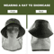 Ultra Large Mosquito Head Net Extra Fine Mesh Insect Face Protector For Camping And Outdoor Use 6