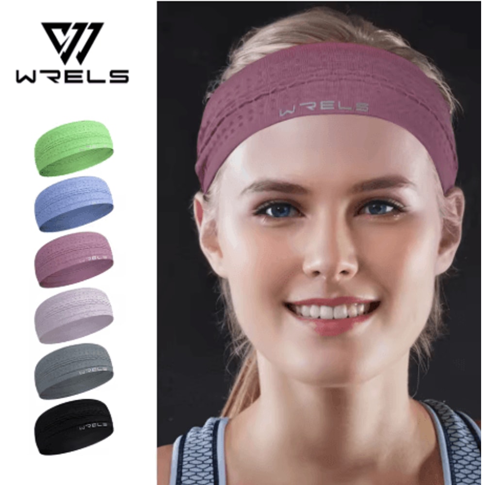 Unisex Non Slip Sports Headband Moisture Wicking Workout Sweatband For Running Cycling And Yoga 0